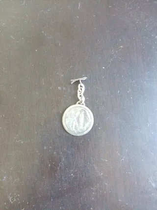 Medalla Ntra Sra de Lourdes Plata