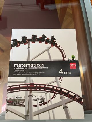 Libro de matemáticas 