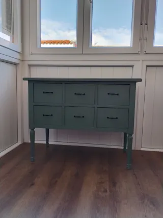 Cajonera archivador de madera