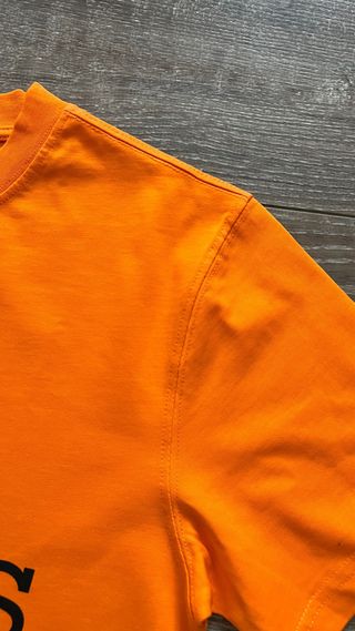 Camiseta Hermes Naranja Talla S Algodón Grueso