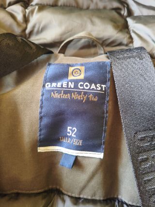 Abrigo Green Coast Hombre Talla L