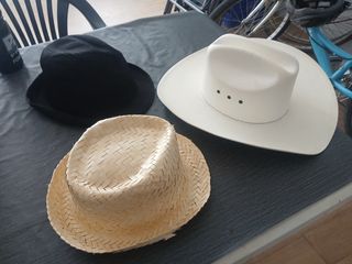 Lote 3 Sombreros Disfraz Niños 50 céntimos cada un