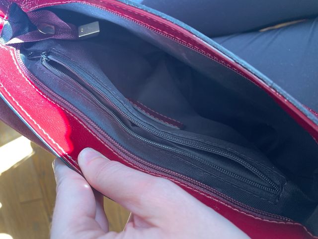 Bolso charol rojo NUEVO