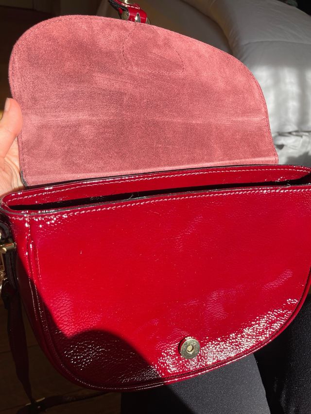 Bolso charol rojo NUEVO