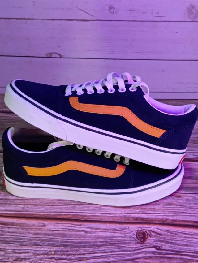 Vans Old Skool Azul y Naranja