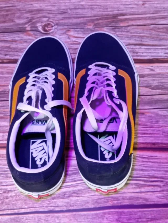 Vans Old Skool Azul y Naranja