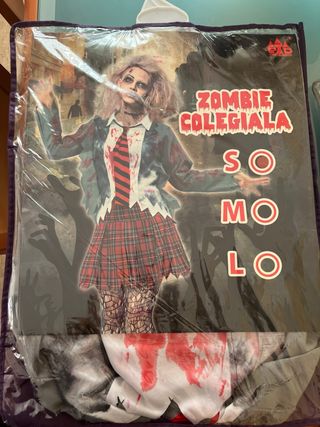 Disfraz Halloween Colegiala Zombi Talla Única