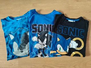 Camisetas Sonic Tallas 11-12 y 12-13