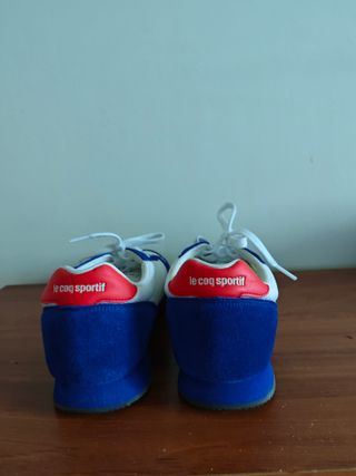 Tenis Le Coq Sportif Azul y Blanco