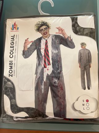 Disfraz Halloween Colegial Zombi
talla S
