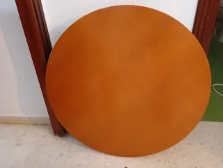 Mesa camilla redonda madera