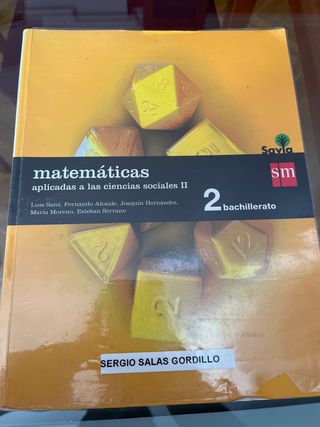 Matemáticas aplicadas a las ciencias sociales I...