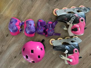 Patines en línea y protecciones infantiles