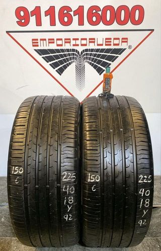 225 40 18 Y CONTINENTAL RUEDA AL 90% VIDA UTIL