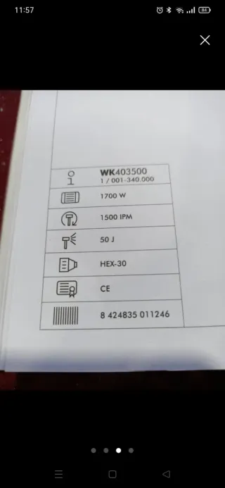 Martillo demoledor eléctrico