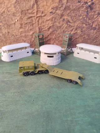 Modellino militare camion e rimorchio URSS