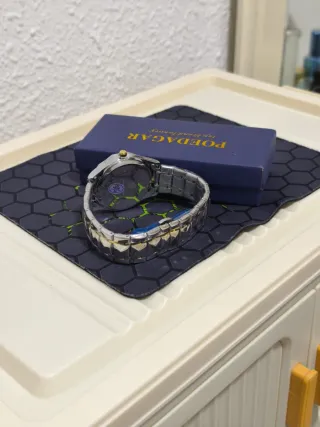 Reloj poedagar Hombre Oro Plata