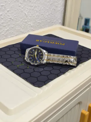 Reloj poedagar Hombre Oro Plata