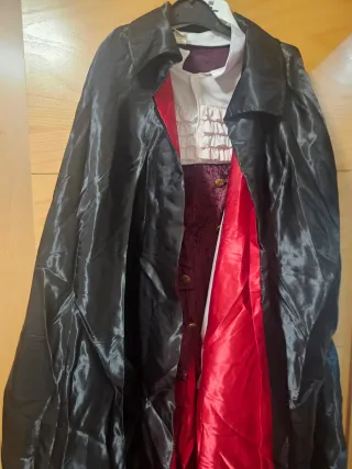Disfraz Vampiro Adulto Hombre Talla Única