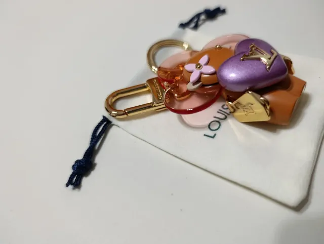 Llavero Corazón Morado LV