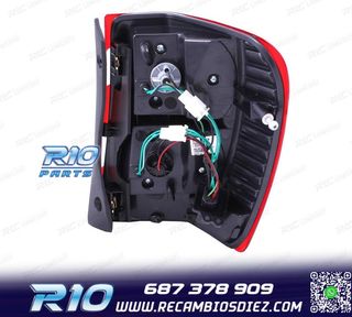 PILOTOS JEEP GRAND CHEROKEE 99-05 LED ROJO AHUMADO