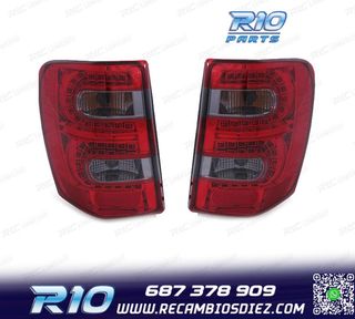 PILOTOS JEEP GRAND CHEROKEE 99-05 LED ROJO AHUMADO