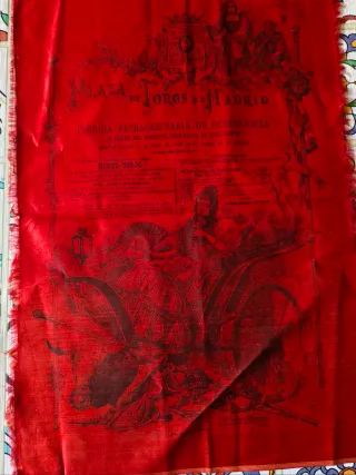 Cartel Taurino Madrid 1896 Seda Guerrita