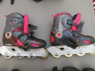 Patines Oxelo niño/a + Casco y Protecciones