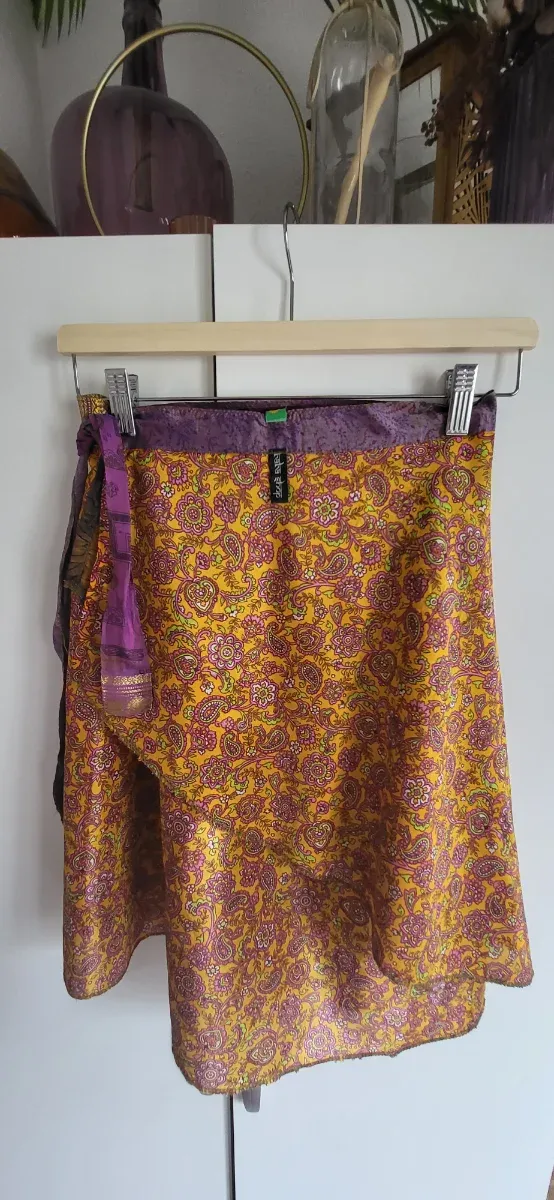 Falda reversible estampada talla única