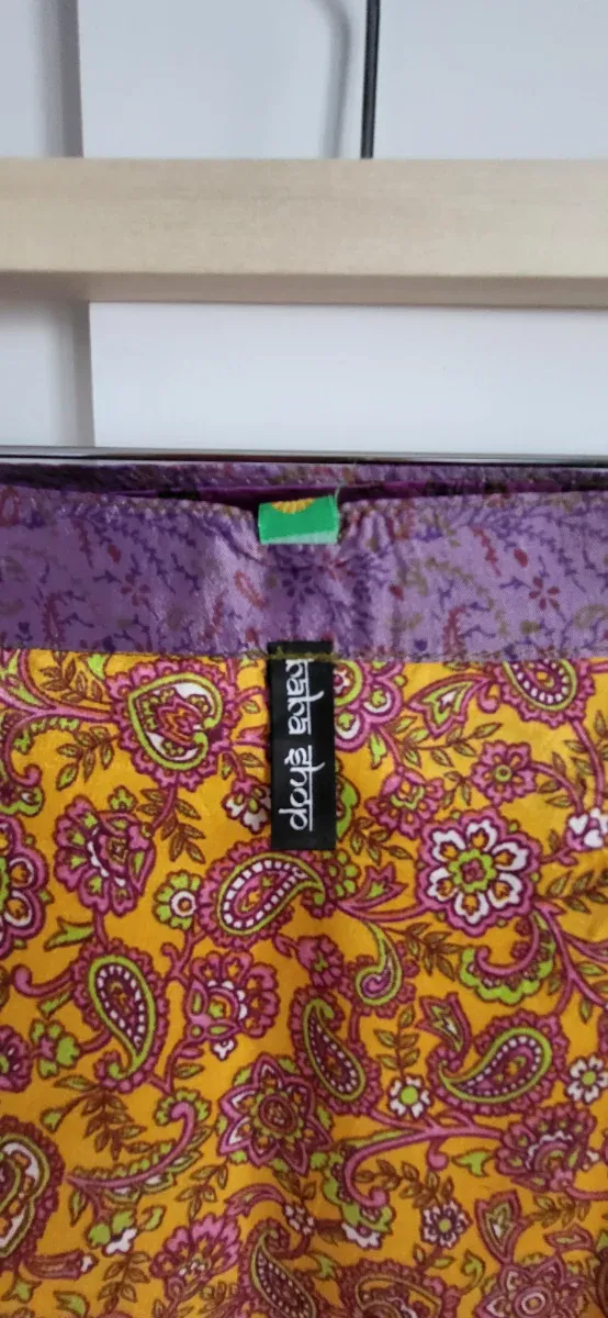 Falda reversible estampada talla única