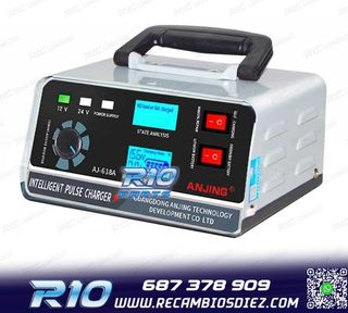 CARGADOR DE BATERIA 12v 24v COCHE MOTO BARCO