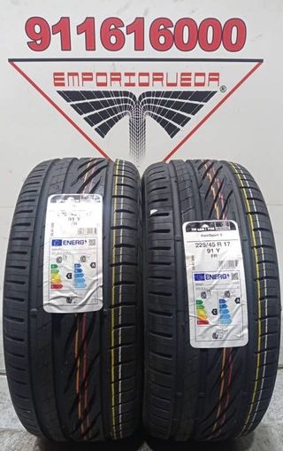 4UD 225 45 17 Y UNIROYAL RUEDA NUEVA YA MONTADA