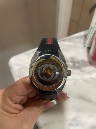 Orologio Gucci nero e verde
