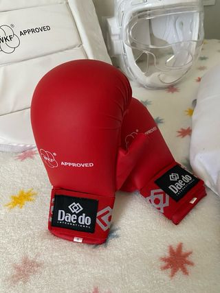 Lote completo Daedo Karate Kumite WKF Approved 