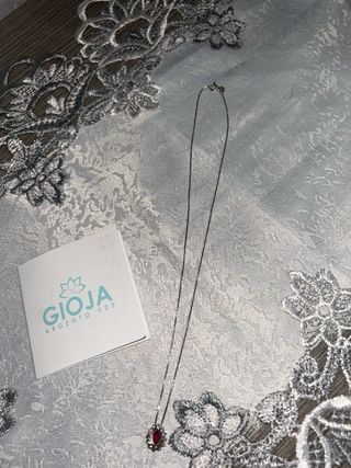 Collana Gioia Argento 925 con rubino