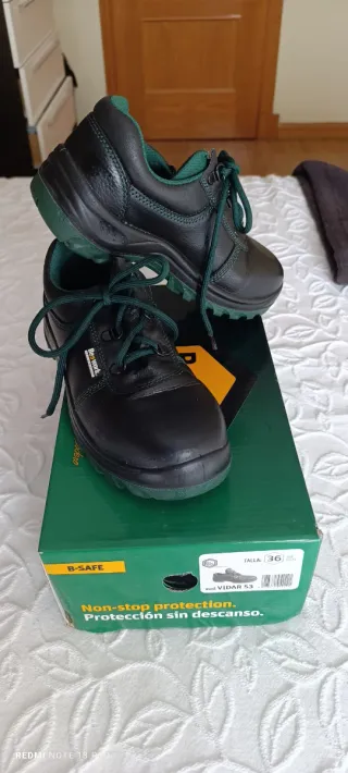 Zapatos Seguridad BesWork Talla 36 usadas muy poco
