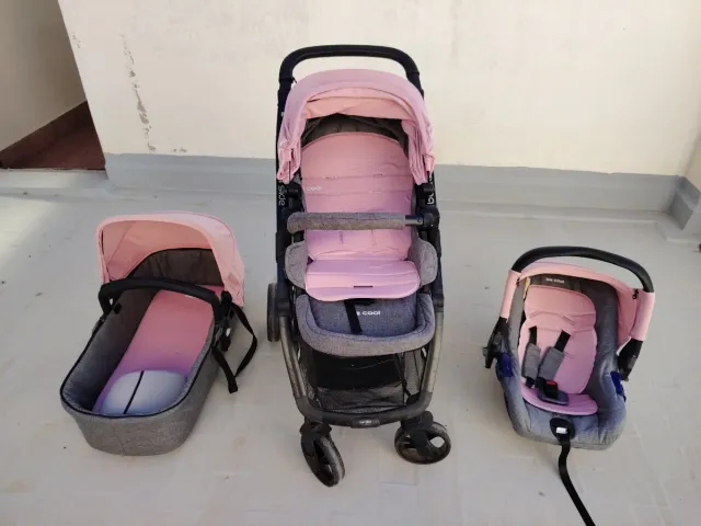 Cochecito Jane: Capazo, Sillita y Maxicosi