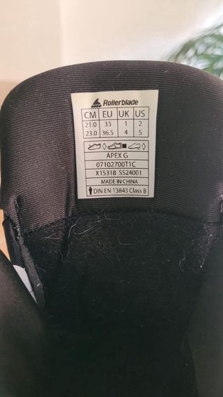 Patines Rollerblade Talla 33-36 Niña