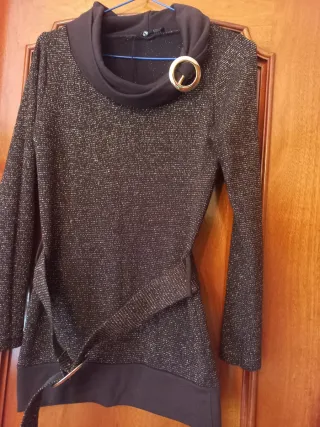 Jersey Talla Única Negro y Dorado