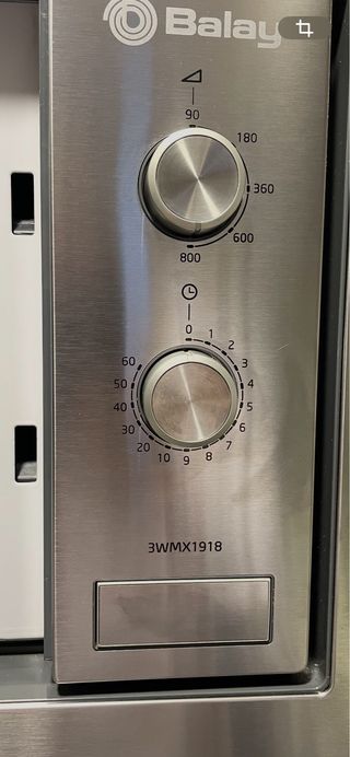 Microondas integrable Balay 3WGX1918