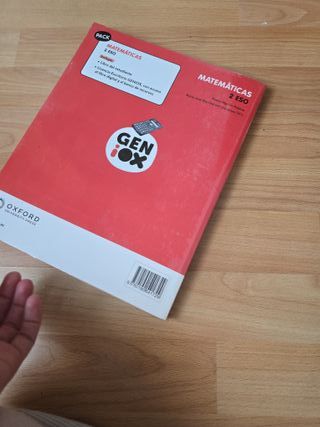 Matemáticas 2º ESO. Libro del estudiante. GENiOX