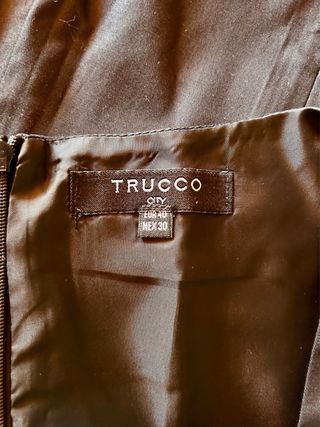 Vestido negro Trucco con lazo