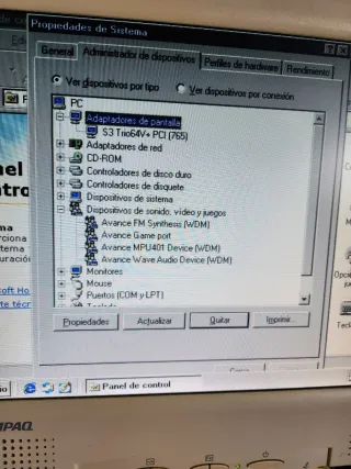 Ordenador  Antiguo AT pentium 166
