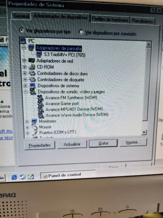 Ordenador  Antiguo AT pentium 166
