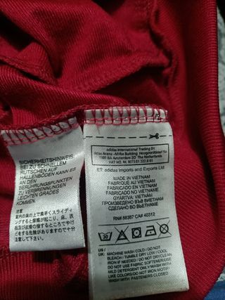 Sudadera Adidas Mujer Roja Talla M