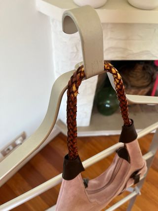 Bolso Burberry Rosa Vintage Piel