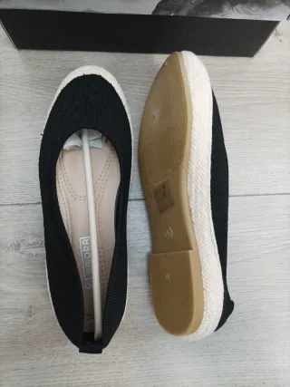 Zapatos planos Glamora suela esparto T.37