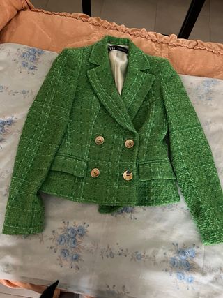Americana verde Zara