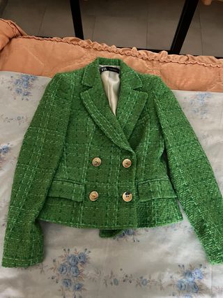 Americana verde Zara