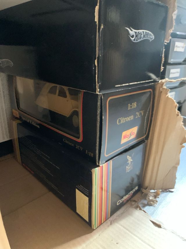 Lote maquetas 3 1/18 Hot Wheels citroen 2CV Y mas